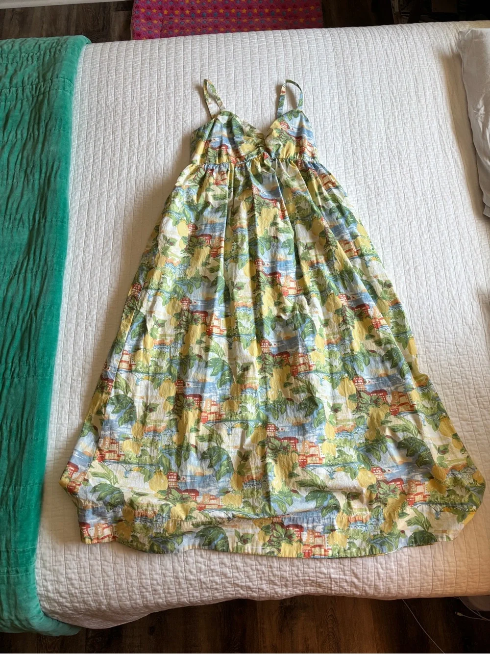 Abercrombie & Fitch Tropical Print Beach Maxi Dress